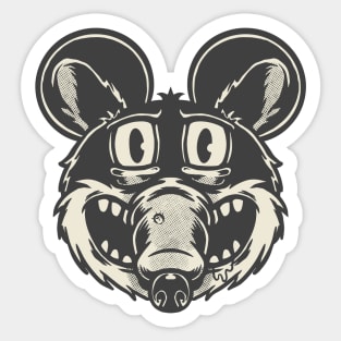 Ugly mouse Sticker